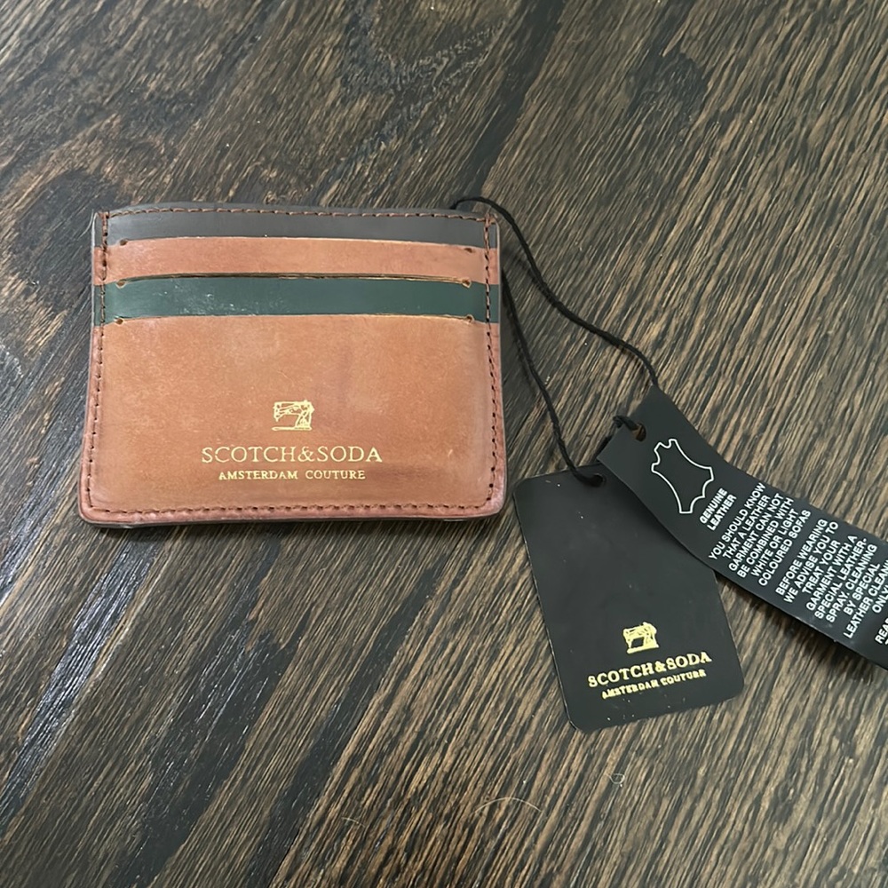 Scotch & Soda, genuine leather wallet / card holder